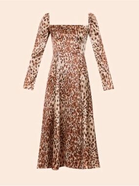 Reformation Maryanne 100% Silk Dress Sz 8